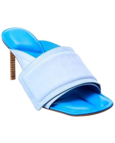 Jacquemus Les Mules Leather Sandal - Blue