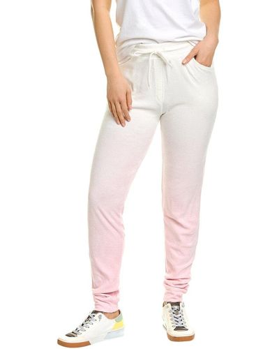 Majestic Filatures Terry Ombre Drawstring Pant - Pink