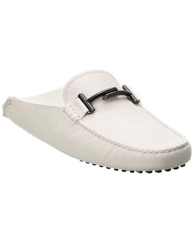 Tod's Leather Loafer - White