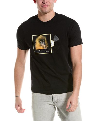 Armani Exchange Graphic Regular Fit T-shirt - Black