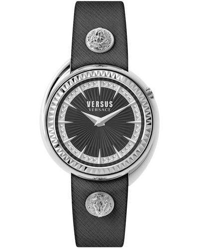 Versus Versus By Versace Tortona Crystal Watch - Gray
