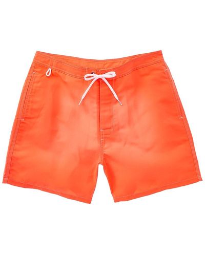 Sundek Bs/rb Contour Waist Swim Trunk - Orange