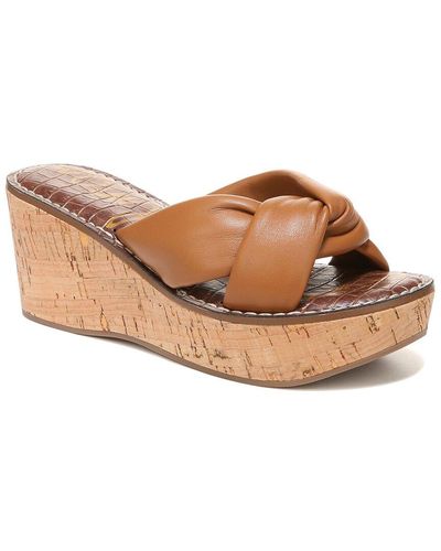 Sam Edelman Ramsey Leather Slide - Brown