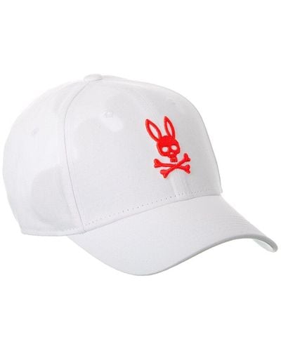Psycho Bunny Chicago Embroidered Baseball Cap - White
