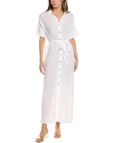 Michael Stars Allen Maxi Shirtdress - White