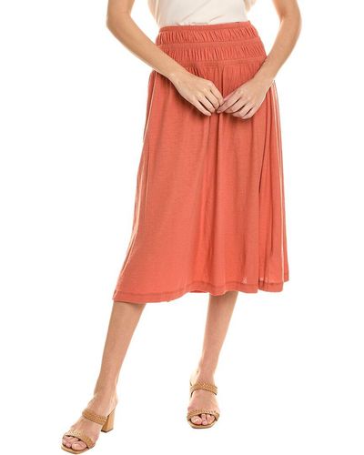 Nation Ltd Zabina A-line Skirt - Red