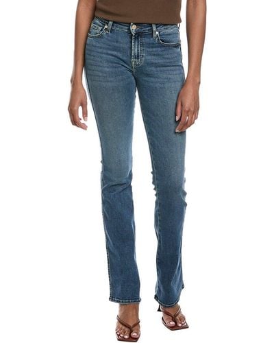 7 For All Mankind Kimmie Felicity Form Fitted Bootcut Jean - Blue