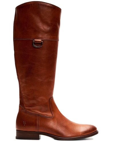 Frye Melissa Leather Boot - Brown