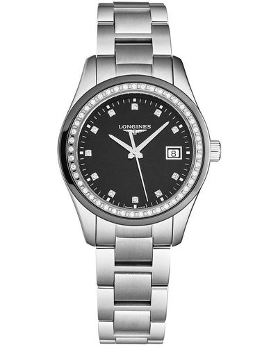 Longines Conquest Diamond Watch - Gray