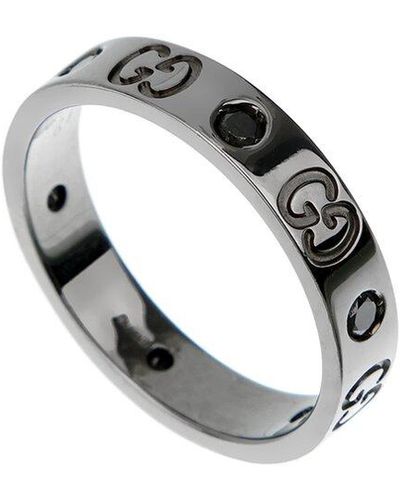 Gucci 18k Diamond Ring - Metallic