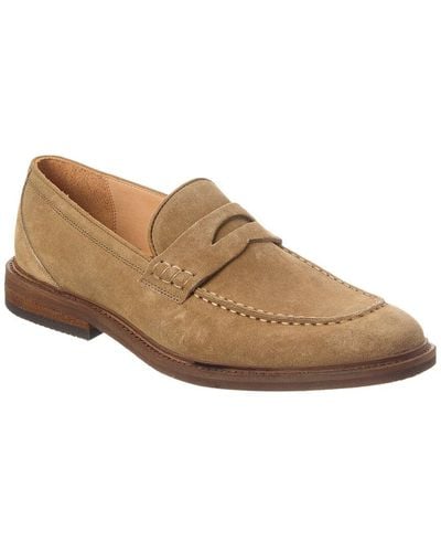 Warfield & Grand Grant Suede Loafer - Brown