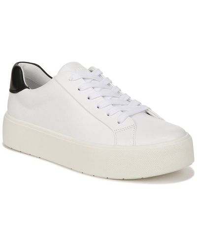 Vince Benfield-b Leather Trainer - White