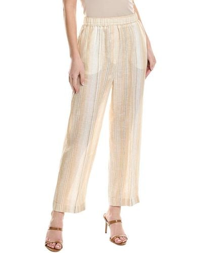 Peserico Pull-on Linen Pant - Natural