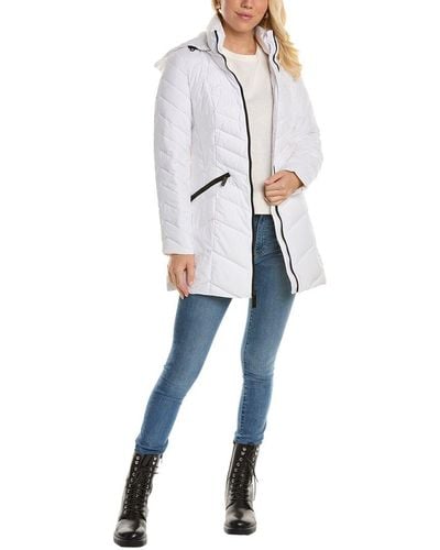 Nautica Ladies' Puffer Jacket Coat w/ Removable Fur Lined Hood J24