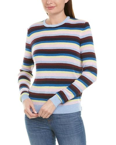 Kule The Lucia Stripe Sweater - Blue