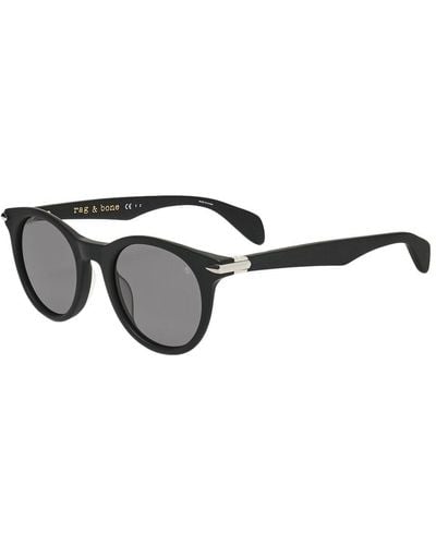 Rag & Bone Rnb5012 49mm Polarized Sunglasses - Black