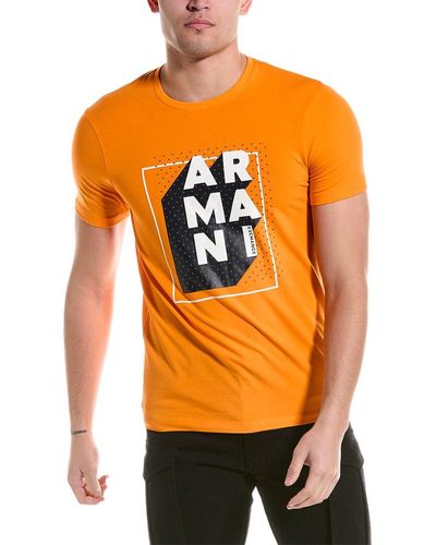 Armani Exchange Slim Fit T-shirt - Orange