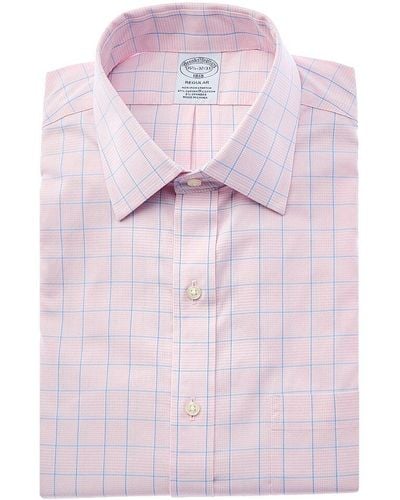 Brooks Brothers Regular Dress Shirt - Pink