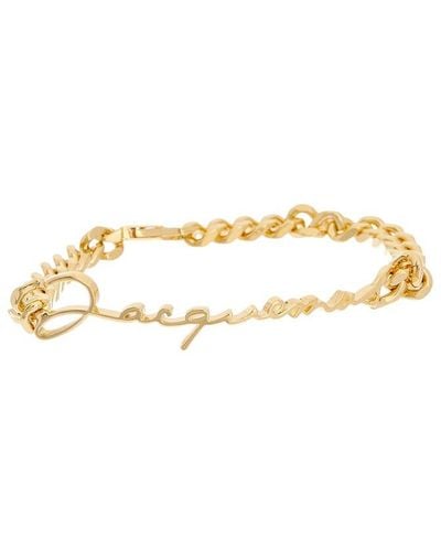 Jacquemus La Gourmette Chain Bracelet - Metallic