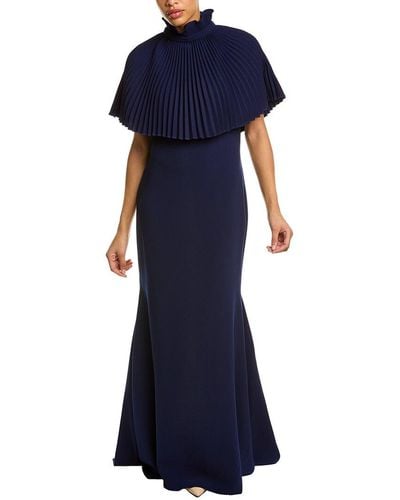 THEIA Gabriella Maxi Dress - Blue