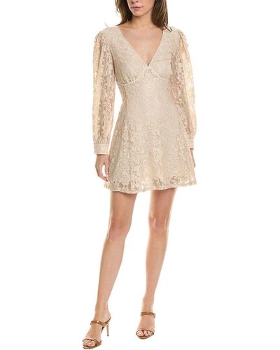 Saltwater Luxe Lace Mini Dress - Natural