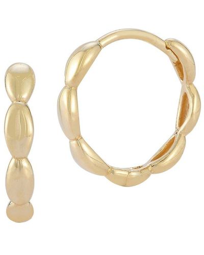 Ember Fine Jewelry 14k Pebble Huggie Earrings - Metallic
