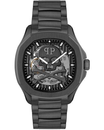 Philipp Plein $keleton $pectre Watch - Gray