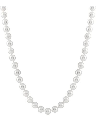 Splendid 14k 8-9mm Akoya Pearl Necklace - White