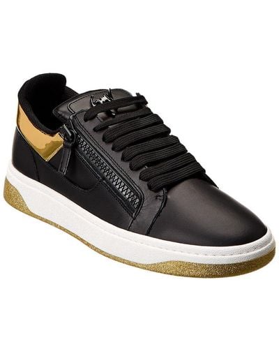 Giuseppe Zanotti Gz/94 Leather Sneaker - Black