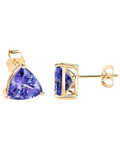 Diana M. Jewels Fine Jewelry 14k 3.48 Ct. Tw. Tanzanite Studs - Blue