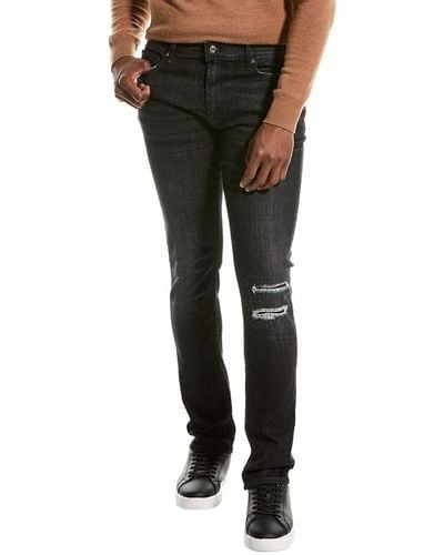 7 For All Mankind Paxtyn Absolute Skinny Jean - Black