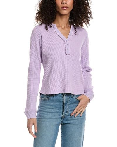 AIDEN V-neck Sweater - Purple