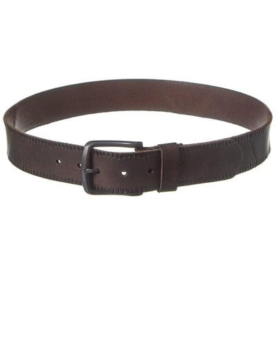 Hart Schaffner Marx Leather Belt - Brown