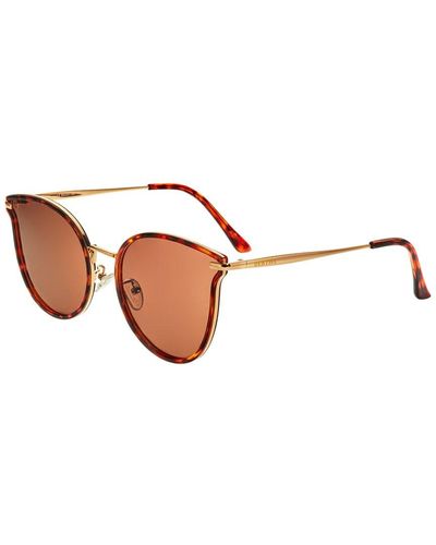 Bertha Brsbr056c3 55mm Polarized Sunglasses - Brown