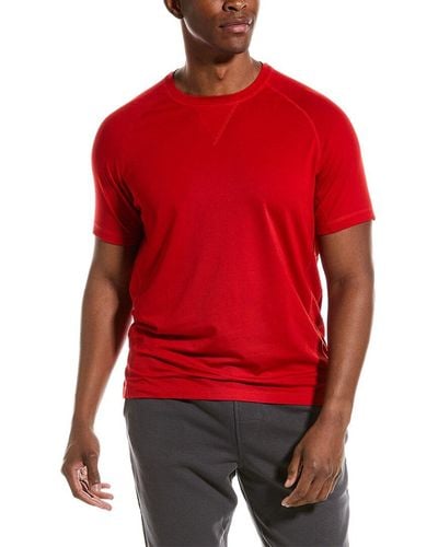 Fourlaps Level Tech Wool-blend T-shirt - Red