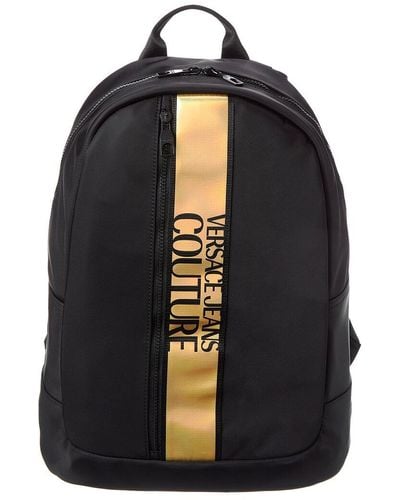 Versace Range Iconic Logo Backpack - Black