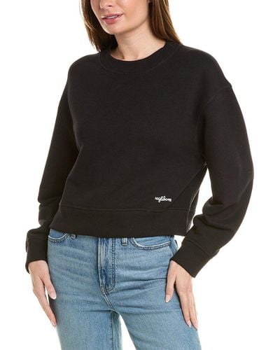 Rag & Bone Vintage Terry Sweatshirt - Black