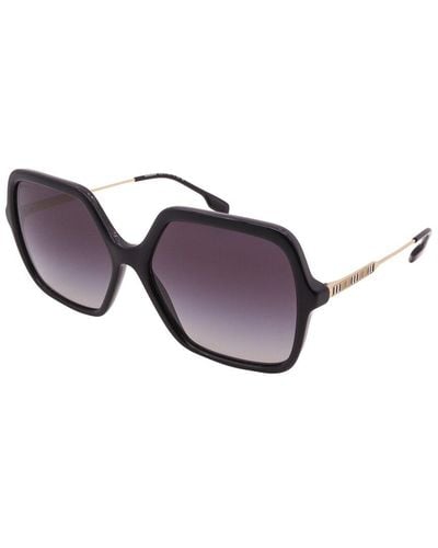 Burberry Be4324 59mm Sunglasses - Metallic