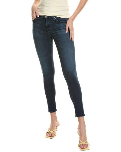 AG Jeans The Legging 5 Years Cache Skinny Ankle Cut - Blue