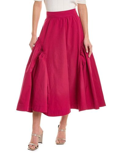 Aje. Promise A-line Skirt - Red