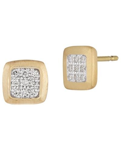 I. REISS 14k 0.18 Ct. Tw. Diamond Stud Earrings - Multicolor