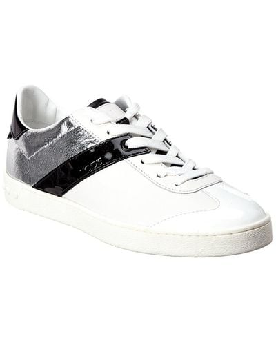 Tod's Tods Leather Sneaker - Metallic