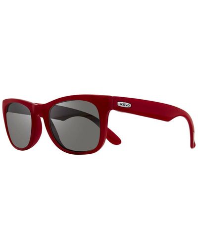 Revo Unisex Cooper 52mm Polarized Sunglasses - Red