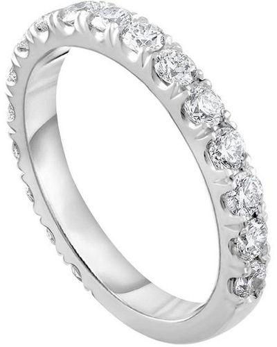 Diana M. Jewels Fine Jewelry 18k 1.00 Ct. Tw. Diamond Semi-eternity Ring - White