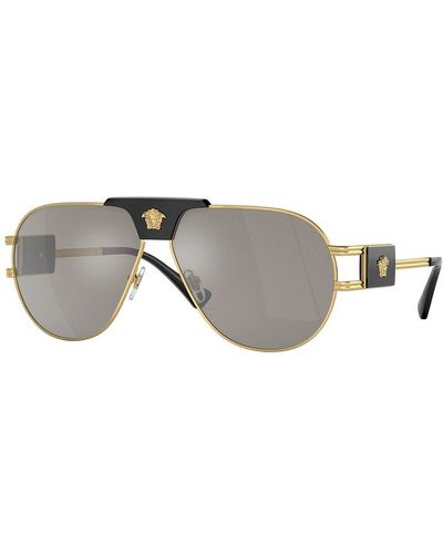 Versace Unisex Ve2252 63mm Sunglasses - Grey