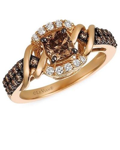 Le Vian Le Vian 14k Strawberry Gold 1.10 Ct. Tw. Diamond Ring - White