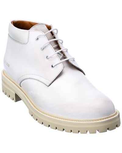 Common Projects Leather Boot - White