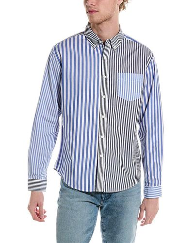 Alex Mill Mixed Stripe Shirt - Blue