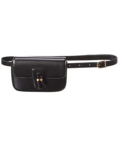 Celine Tassels Leather Belt Bag - Black