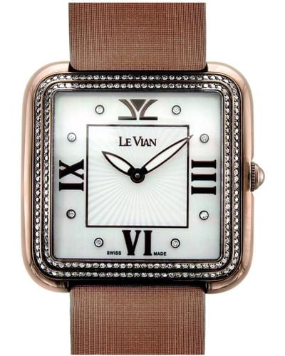 Le Vian Le Vian Satin Diamond Watch - Metallic